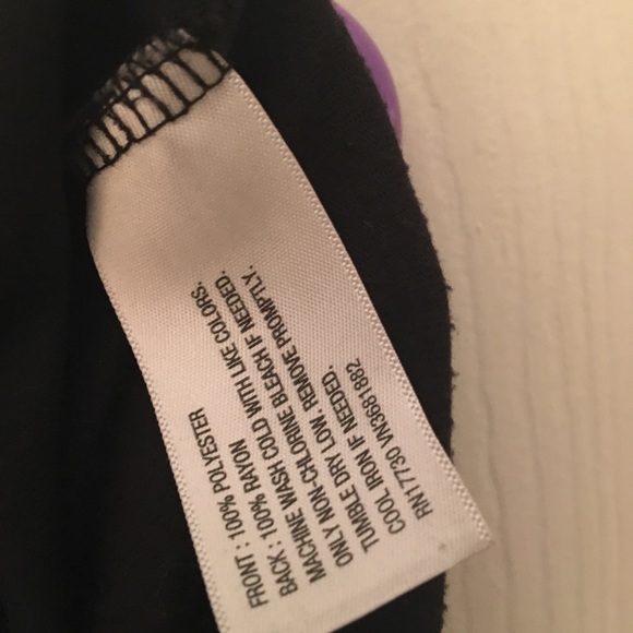 MERONA WOMANS MED BLACK BUTTON DOWN TOP - Picture 5 of 5